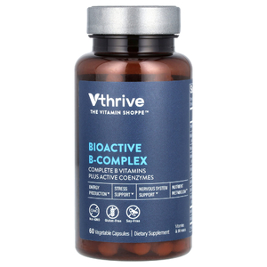 Vthrive, Биоактивный комплекс витаминов группы B, 60 растительных капсул
