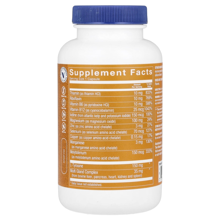 The Vitamin Shoppe, Комплекс для щитовидной железы, 100 капсул