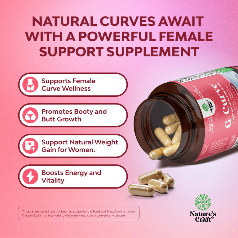 Nature's Craft, G-Curve ™, улучшенная формула для женщин, 90 капсул