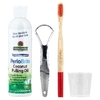 Nature's Answer, PerioBrite кокосовое масло для вытягивания со скребком для зубов и языка, холодная мята, 240 мл (8 жидк. унц.)