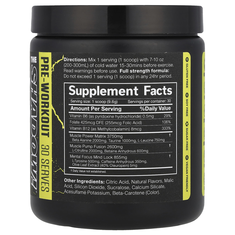 JNX Sports, The Light!®, предтренировочный комплекс, со вкусом лимона, 288 г (10,16 унции)