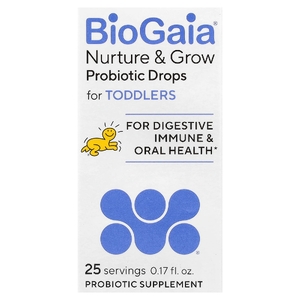 BioGaia, Nurture & Grow капли, для детей от 1 года, 200 миллионов КОЕ, 5 мл (0,17 жидк. Унции)