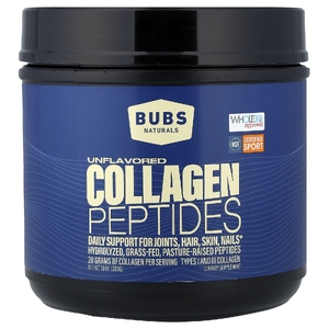 BUBS Naturals, Пептиды коллагена, без добавок, 283 г (10 унций)