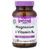 Bluebonnet Nutrition, магний и витамин B6, 90 растительных капсул