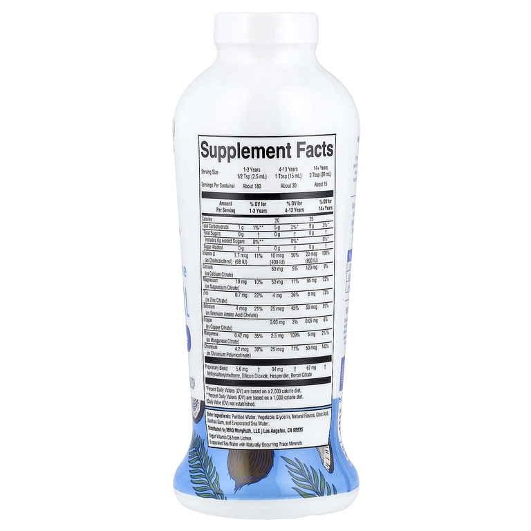 MaryRuth's, Liquid Nighttime Multimineral, Coconut Dream, 450 мл (15,22 жидк. унц.)