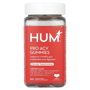 HUM Nutrition, Pro ACV жевательные мармеладки, с яблочным вкусом, 60 веганских жевательных таблеток