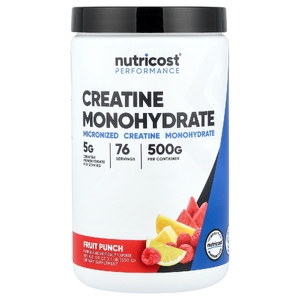 Nutricost, Performance, моногидрат креатина, фруктовый пунш, 500 г