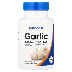 Nutricost, Чеснок, 240 капсул (10 мг в 1 капсуле)