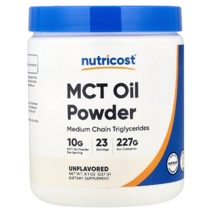 Nutricost, MCT масло в порошке, без добавок, 227 г (8,1 унции)