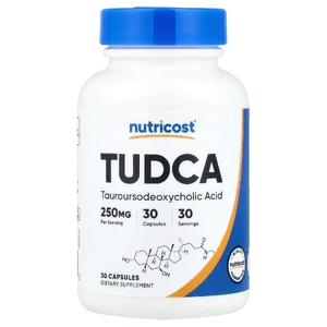 Nutricost, TUDCA, 250 мг, 30 капсул