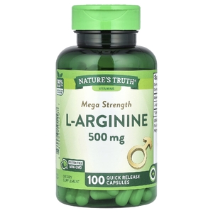 Nature's Truth, L-аргинин, 500 мг, 100 капсул быстрого действия