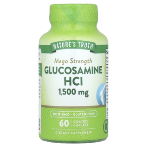 Nature's Truth, Глюкозамин гидрохлорид, Mega Strength, 1500 мг, 60 капсул в оболочке