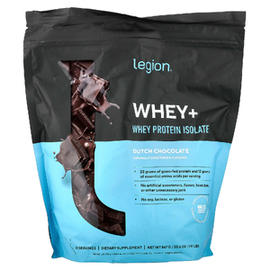 Legion Athletics, Whey +, порошок из сывороточного протеина, голландский шоколад, 867 г (1,91 фунта)