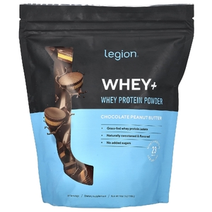 Legion Athletics, Whey +, порошок из сывороточного протеина, шоколад и арахисовая паста, 966 г (2,13 фунта)