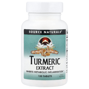 Source Naturals, экстракт куркумы, 100 таблеток
