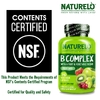 NATURELO, Комплекс витаминов группы B со смесью фруктов и овощей, плюс коэнзим Q10, 240 вегетарианских капсул