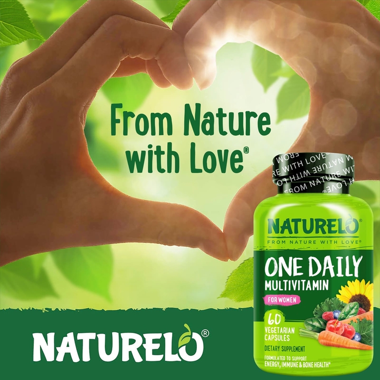 NATURELO, Мультивитамины для женщин One Daily, 60 вегетарианских капсул