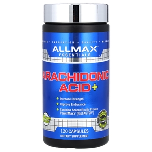 ALLMAX, Essentials, арахидоновая кислота +, 120 капсул