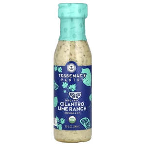 Tessemae's, Pantry, органическая заправка и соус, ранчо с кориандром и лаймом, 296 мл (10 жидк. унц.)
