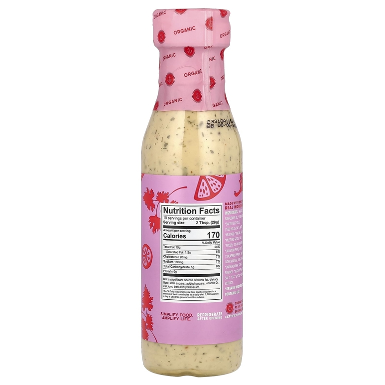 Tessemae's, Pantry, органическая заправка и соусы, Buffalo Ranch, 296 мл (10 жидк. унц.) (Товар снят с продажи) 