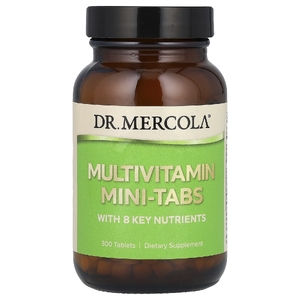 Dr. Mercola, Мультивитаминные мини-таблетки, 300 таблеток
