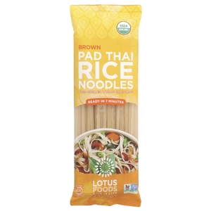 Lotus Foods, Тайская рисовая лапша с коричневой подушкой, 227 г (8 унций) (Товар снят с продажи) 