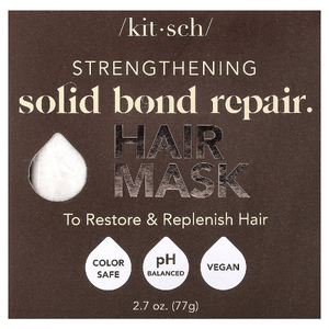 Kitsch, Solid Bond Repair Bar, маска для волос, укрепляющие волосы, цветок бамбука и иланг-иланг, 77 г (2,7 унции)