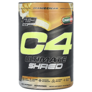 C4 / Cellucor, C4® Ultimate Shred, предтренировочный комплекс, Creamscle®, апельсиновый крем, 392 г (13,8 унции) (Товар снят с продажи) 