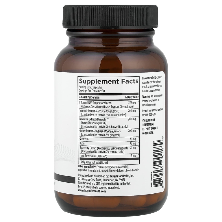 Designs For Health, Inflammatone™, 60 капсул