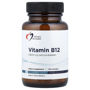 Designs For Health, витамин B12, 5000 мкг, 60 пастилок