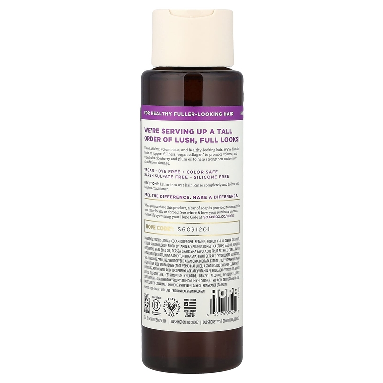Soapbox, Restore & Volume Shampoo, Biotin & Superfruit, 16 fl oz (473 ml)