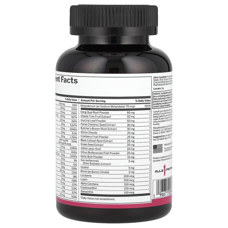 Rule One Proteins, Women's Multi ™, для активного образа жизни, 60 таблеток