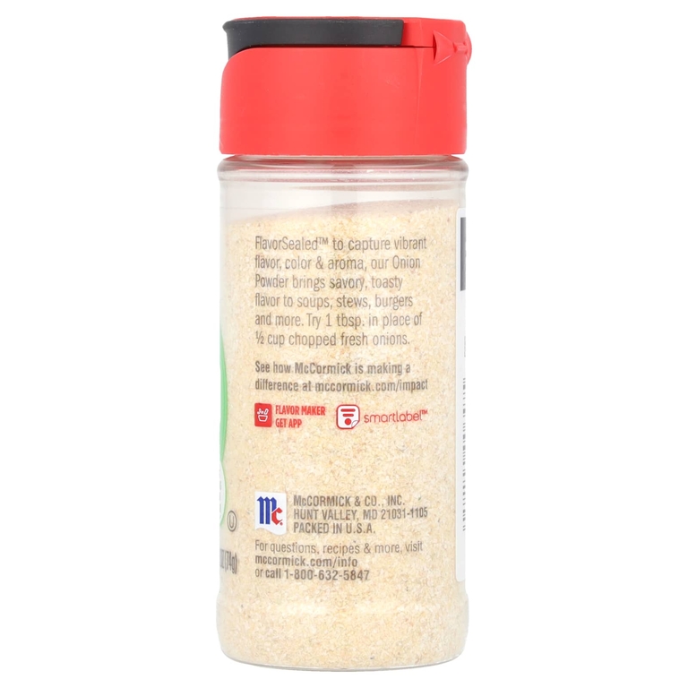McCormick, Onion Powder, 2.62 oz (74 g) (Товар снят с продажи) 