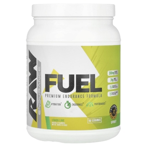 Raw Nutrition, Fuel, Premium Endurance Formula, лимон и лайм, 1620 г (57,28 унции)
