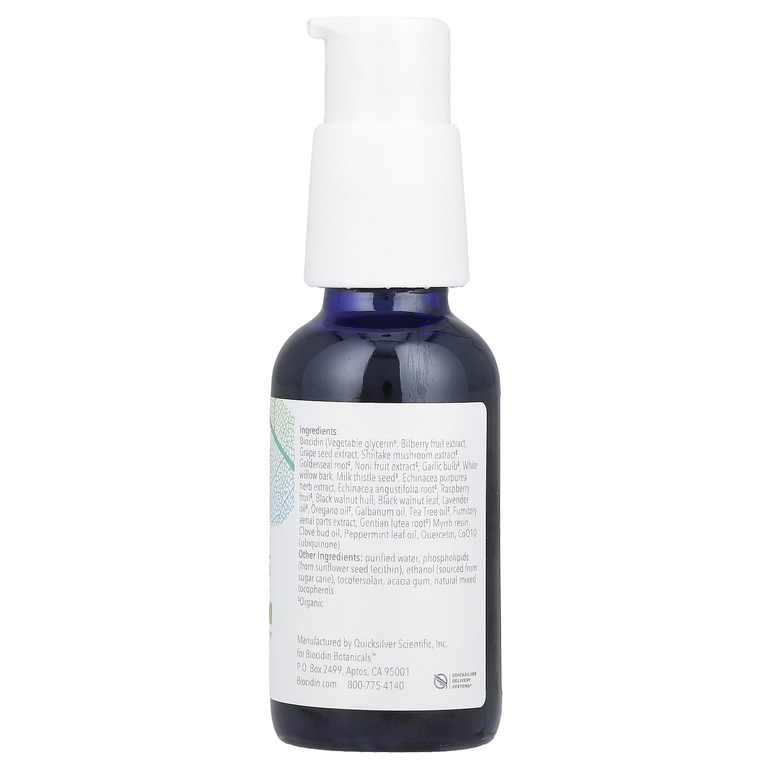 Biocidin Botanicals, Dentalcidin® LS, натуральный мятный вкус, 30 мл (1 жидк. унция)