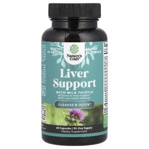 Nature's Craft, Liver Support with Milk Thistle, 60 Capsules (Товар снят с продажи) 