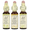 Bach, Original Flower Remedies, набор для поддержания психической энергии, эмоциональные взлеты и падения, 3 пипетки, по 10 мл (0,35 жидк. унц.)
