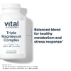 Vital Nutrients, тройной комплекс магния, 180 веганских капсул (250 мг в 1 капсуле)