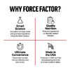 Force Factor, женьшень, 100 растительных капсул (500 мг в 1 капсуле)