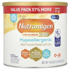 Enfamil, Nutramigen ™ с пробиотиком LGG®, гипоаллергенный, для детей 0–12 месяцев, 561 г (19,8 унции)