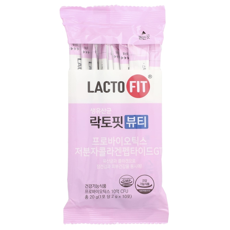 Lactofit, Пробиотик, красота, 60 стиков (2 г) каждый