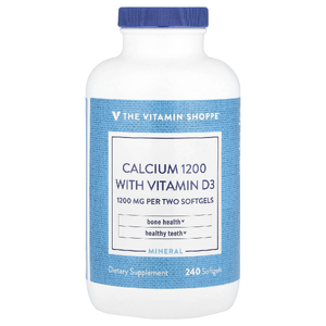 The Vitamin Shoppe, Calcium1200 с витамином D3, 240 мягких таблеток