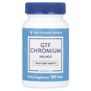 The Vitamin Shoppe, GTF хром, 200 мкг, 100 таблеток