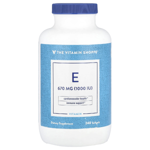 The Vitamin Shoppe, Витамин E, 670 мг (1000 МЕ), 240 мягких таблеток