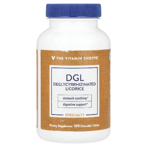 The Vitamin Shoppe, DGL, деглицирризиновая солодка, 100 жевательных таблеток