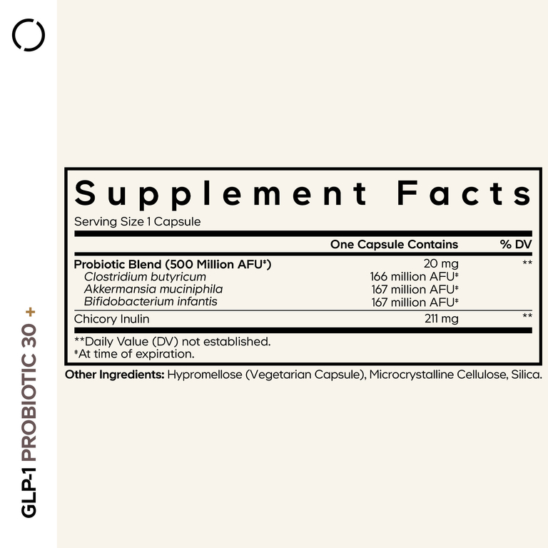 Codeage, GLP-1 Probiotic +, 90 растительных капсул