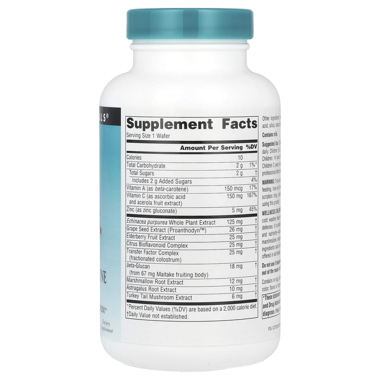 Source Naturals, Wellness Children's Immune Chewable ™, вкусные ягоды, 60 вафель