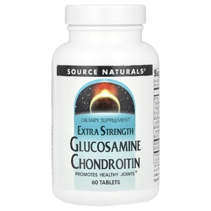 Source Naturals, глюкозамин и хондроитин, 60 таблеток