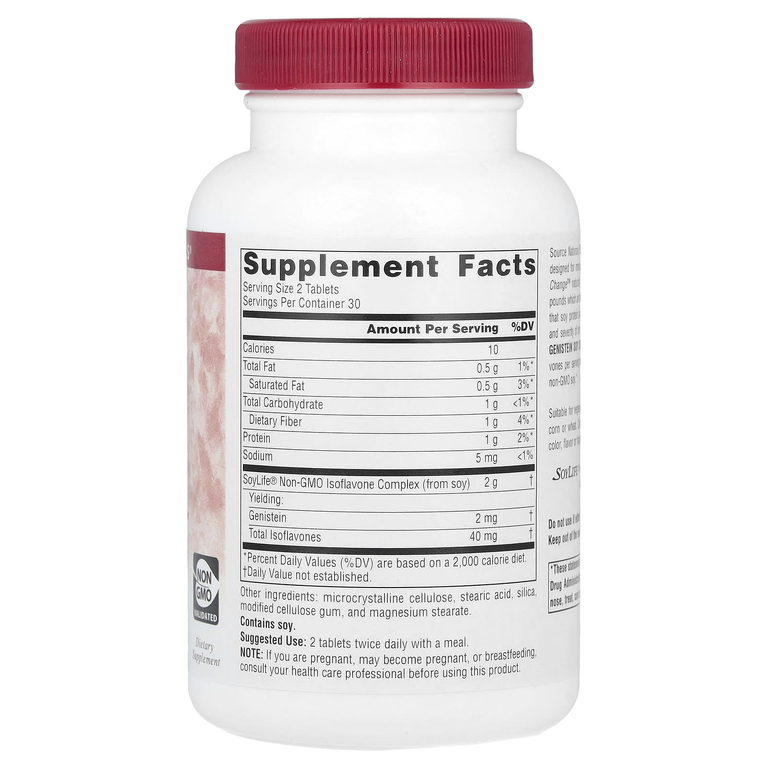 Source Naturals, Genistein Soy Complex, 60 таблеток