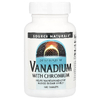 Source Naturals, Ванадий с хромом, 180 таблеток